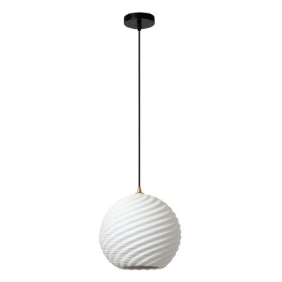 Lucide BINA - Pendant light - Ø 25 cm - 1xE27 - White